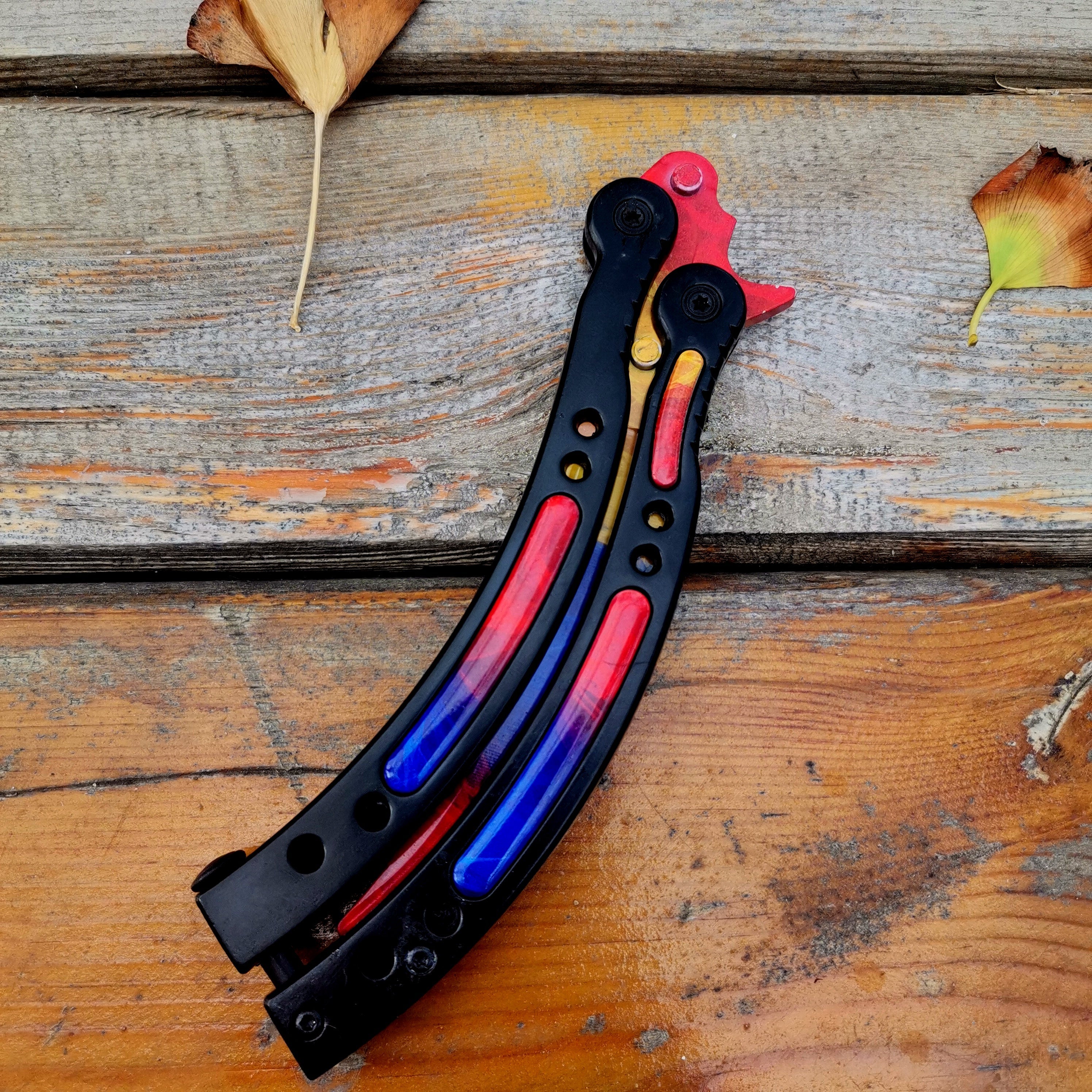 Global Offensive Game Butterfly Knife Blunt Blade Trainer Replica - Tophatter Daily Deals