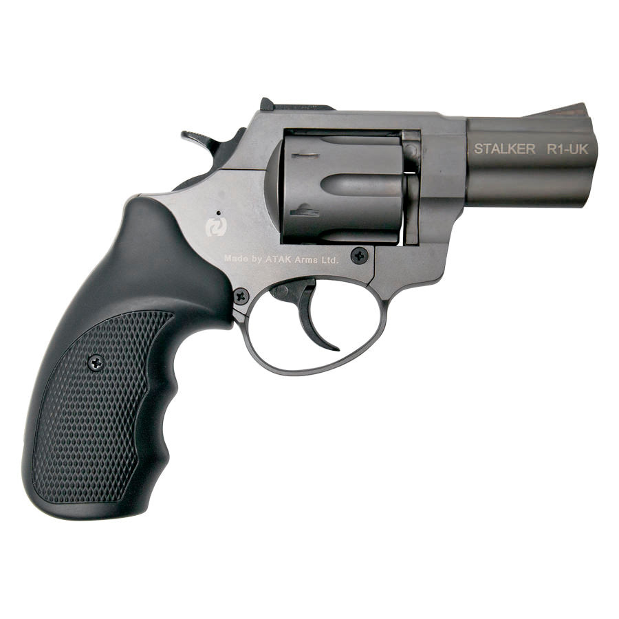 Stalker R1 2.5" Barrel Revolver Fume Finish - 9mm Zoraki Blank Firing Gun Collectible Weapons - Tophatter Daily Deals