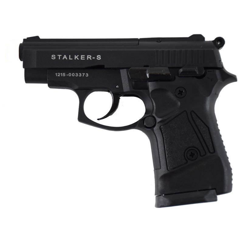Stalker 914 Black Finish - Full Automatic 9mm Blank Firing Replica Gun - Tophatter's Guns'N'Weapons Store Collectible Weapons - Tophatter Daily Deals