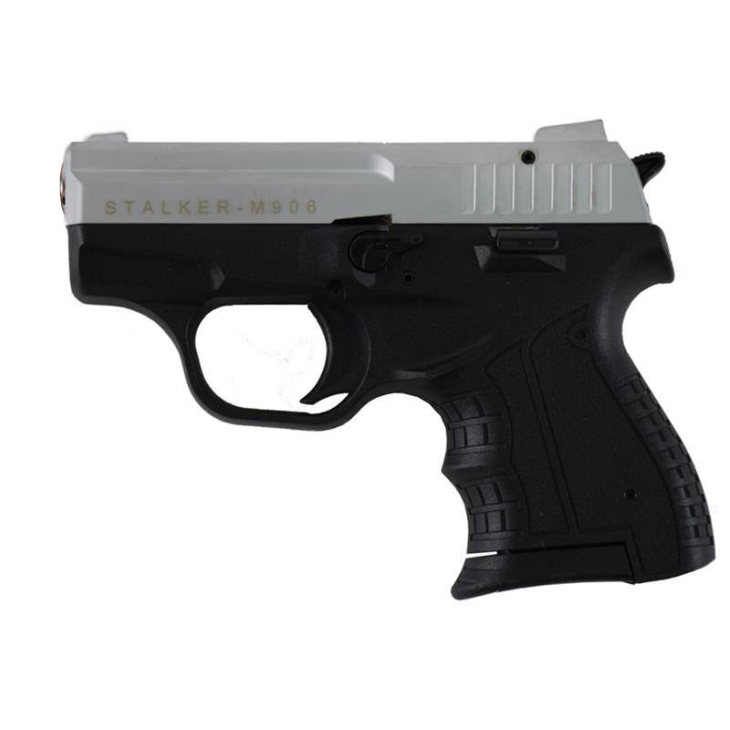 Stalker M906 Silver Finish - 9mm Blank Firing Replica Zoraki Gun - Tophatter's Army Products & Self Defense Collectible Weapons - Tophatter Daily Deals