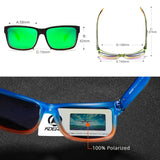 Revamp Of Sport Men Sunglasses Polarized KDEAM Shockingly Colors Sunglasses - Tophatter Daily Deals