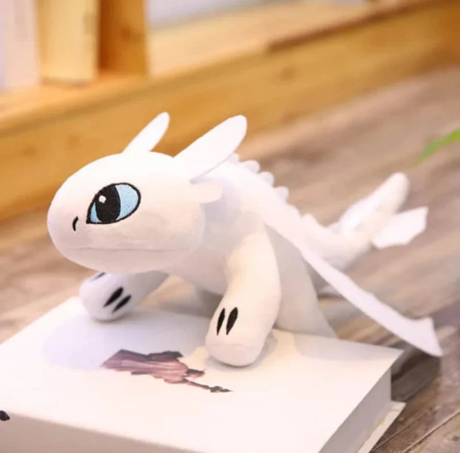 Car Dragons Lightfury (white dragon) - Tophatter Daily Deals