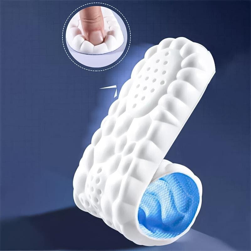 Best Comfort Insoles - 4D Cloud Technology Sports Insoles for Shoes Breathable Shock Absorption Cushion Sports & Outdoor - Tophatter Daily Deals