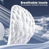 Best Comfort Insoles - 4D Cloud Technology Sports Insoles for Shoes Breathable Shock Absorption Cushion Sports & Outdoor - Tophatter Daily Deals