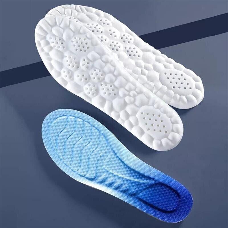 Best Comfort Insoles - 4D Cloud Technology Sports Insoles for Shoes Breathable Shock Absorption Cushion Sports & Outdoor - Tophatter Daily Deals
