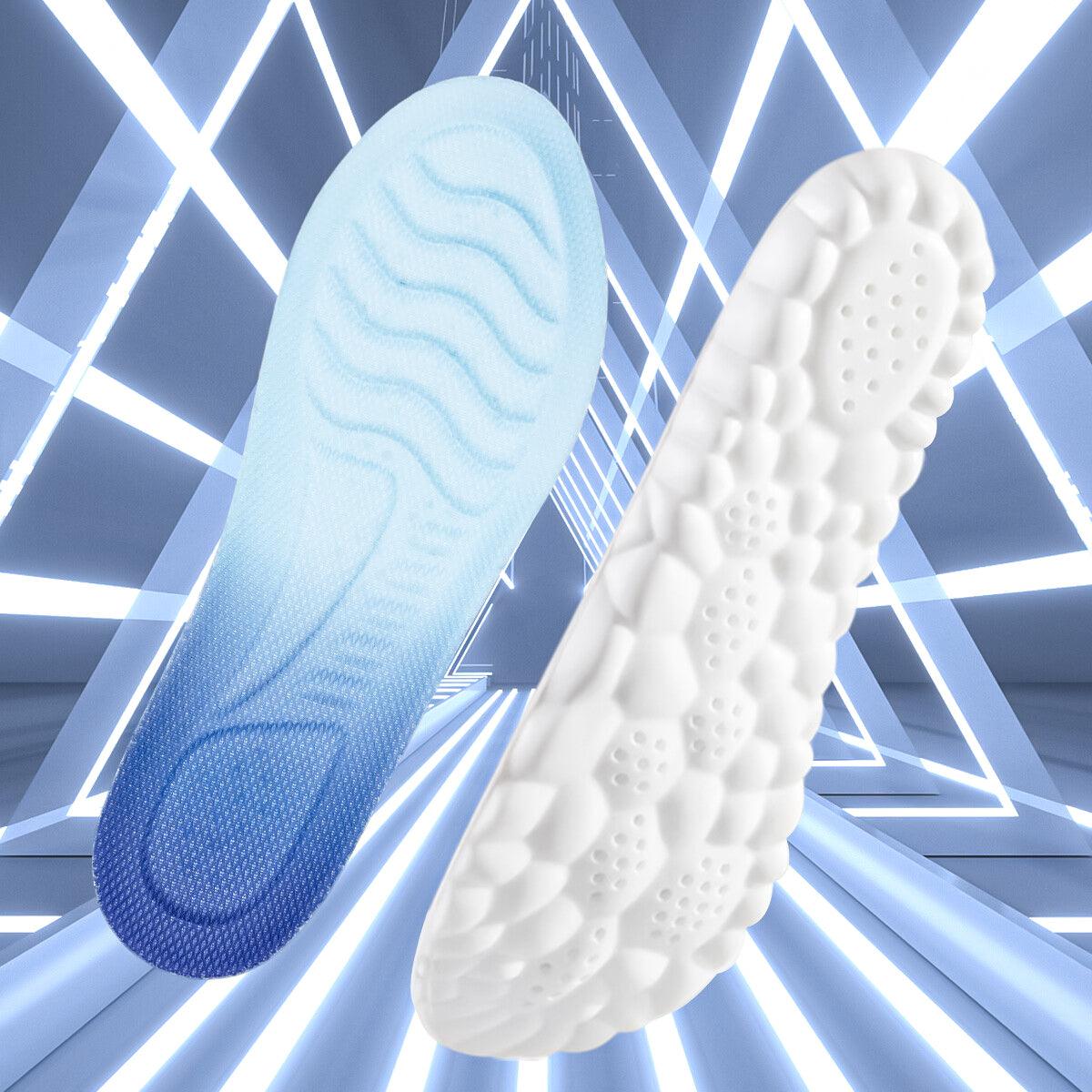 Best Comfort Insoles - 4D Cloud Technology Sports Insoles for Shoes Breathable Shock Absorption Cushion Sports & Outdoor - Tophatter Daily Deals