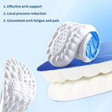 Best Comfort Insoles - 4D Cloud Technology Sports Insoles for Shoes Breathable Shock Absorption Cushion Sports & Outdoor - Tophatter Daily Deals