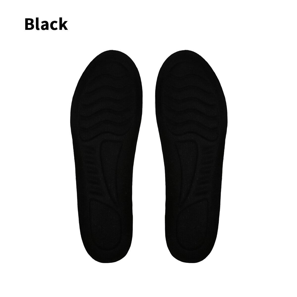 Best Comfort Insoles - 4D Cloud Technology Sports Insoles for Shoes Breathable Shock Absorption Cushion Black Sports & Outdoor - Tophatter Daily Deals
