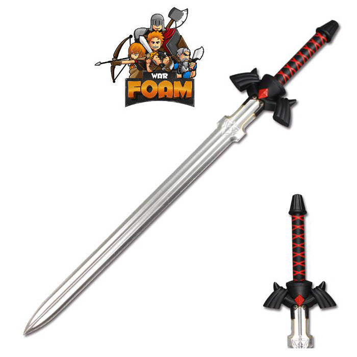 Dark Link Shadow Triforce Foam Padded Master Sword LARP - Tophatter's Guns'N'Weapons Store Collectible Weapons - Tophatter Daily Deals