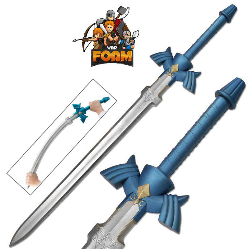Zelda Master Sword Replica Triforce Foam Padded Cosplay LARP - Tophatter's Army Products & Self Defense Collectible Weapons - Tophatter Daily Deals