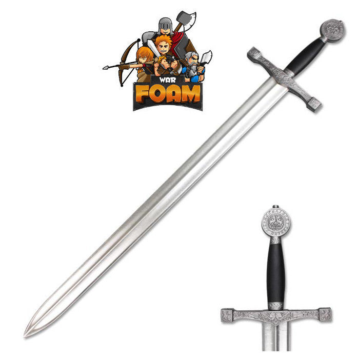 King Arthur's Medieval Excalibur Foam Padded Sword LARP - Tophatter's Guns'N'Weapons Store Collectible Weapons - Tophatter Daily Deals
