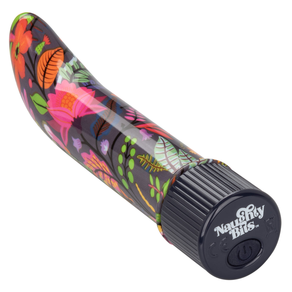 Naughty Bits Lil' Fucker Mini G-Spot Vibrator 4.25 Inch Waterproof with Floral Design > Vibrators > Mini Vibrators - Tophatter Daily Deals