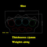 2025 New 4 Finger Knuckle Brass Knuckles - Tophatter Daily Deals