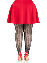 Plus Sweetheart Striped Tights – Plus Size Hosiery > Clothes > Plus Size Lingerie - Tophatter Daily Deals