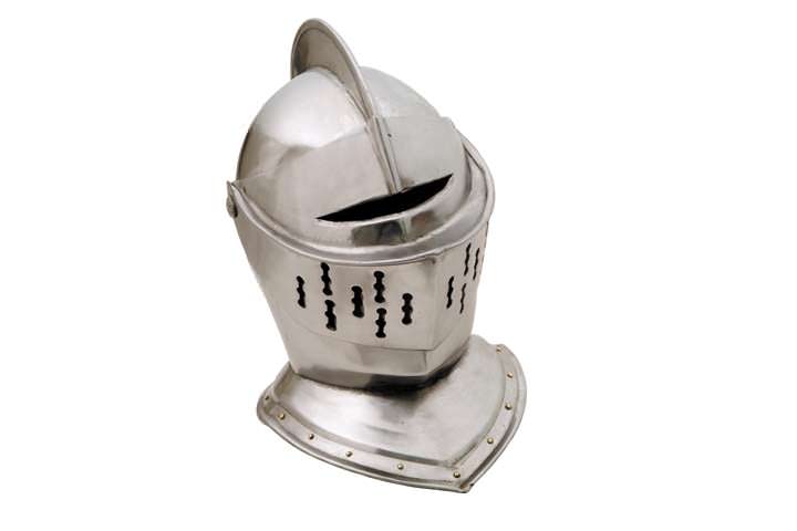 European Closed Helmet With Display Stand Collectible Weapons - Tophatter Daily Deals