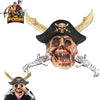 Pirate Treasure Skull Crossed Swords Hat Mask For Cosplay Halloween Masquerade - TOPHATTER'S ARMORY DEALS Collectible Weapons - Tophatter Daily Deals