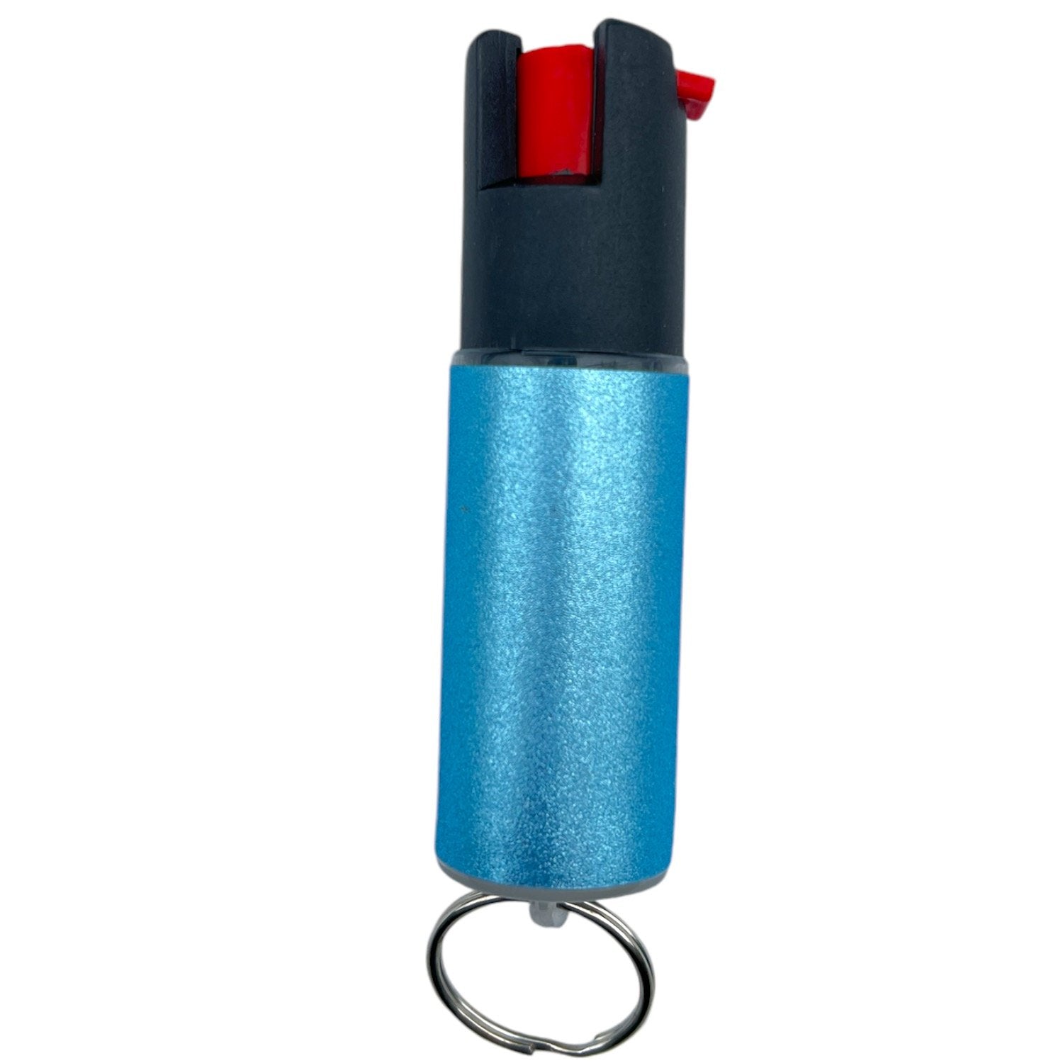 Blue Sparkle Keychain Pepper Spray for Self Defense - Safety Twist Top to Prevent Accident - TOPHATTER'S ARMORY DEALS Collectible Weapons - Tophatter Daily Deals