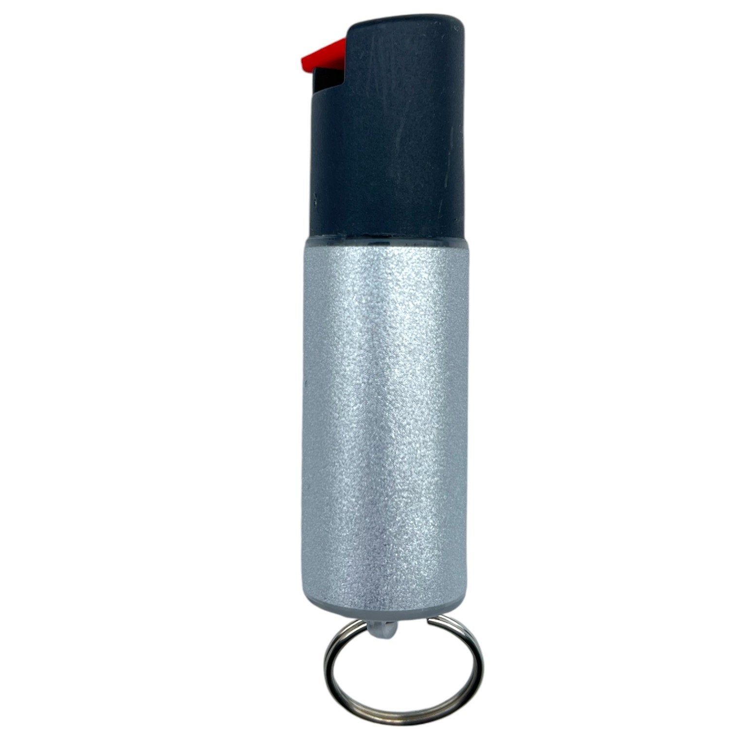 Silver Sparkle Keychain Pepper Spray for Self Defense - Safety Twist Top to Prevent Accident - TOPHATTER'S ARMORY DEALS Collectible Weapons - Tophatter Daily Deals