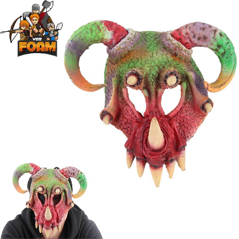 Fantasy Mythical Wild Creature Horn Mask For Cosplay Halloween Masquerade - Tophatter's Guns'N'Weapons Store - FREE SHIPPING Collectible Weapons - Tophatter Daily Deals