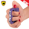 I Do Two LED Knuckle Stun Gun Purple Self Defense Weapon Dual Sparks - Tophatter's Army Products & Self Defense Collectible Weapons - Tophatter Daily Deals