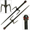 Dark Skeleton Sai Set With Bones and Cord Wrapped Handles - TOPHATTER'S ARMORY DEALS Collectible Weapons - Tophatter Daily Deals
