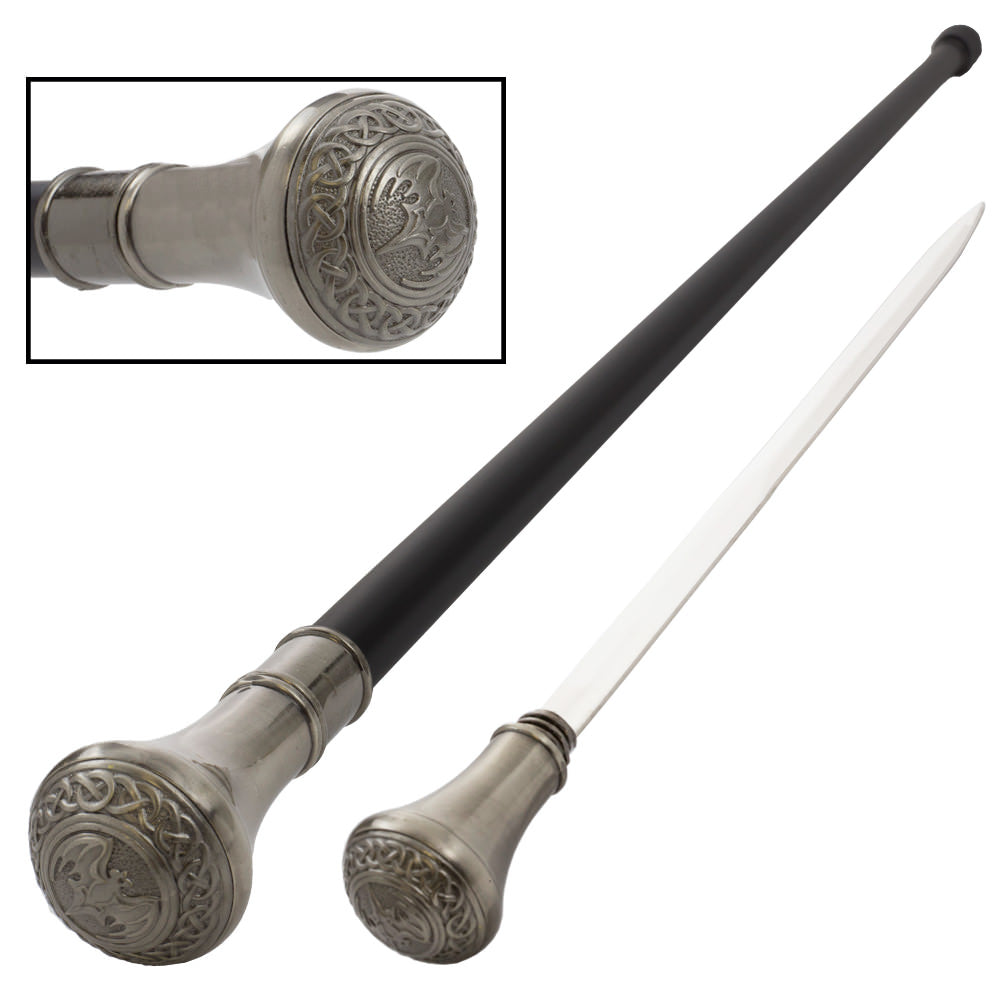 Drunkin Rum Bat Sword Cane 36.6 Inches Overall Length - TOPHATTER'S ARMORY DEALS Collectible Weapons - Tophatter Daily Deals