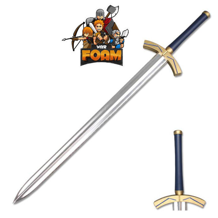 Fate Stay Night Saber Lily Avalon Foam Excalibur LARP Cosplay Costume Sword - TOPHATTER'S ARMORY DEALS Collectible Weapons - Tophatter Daily Deals