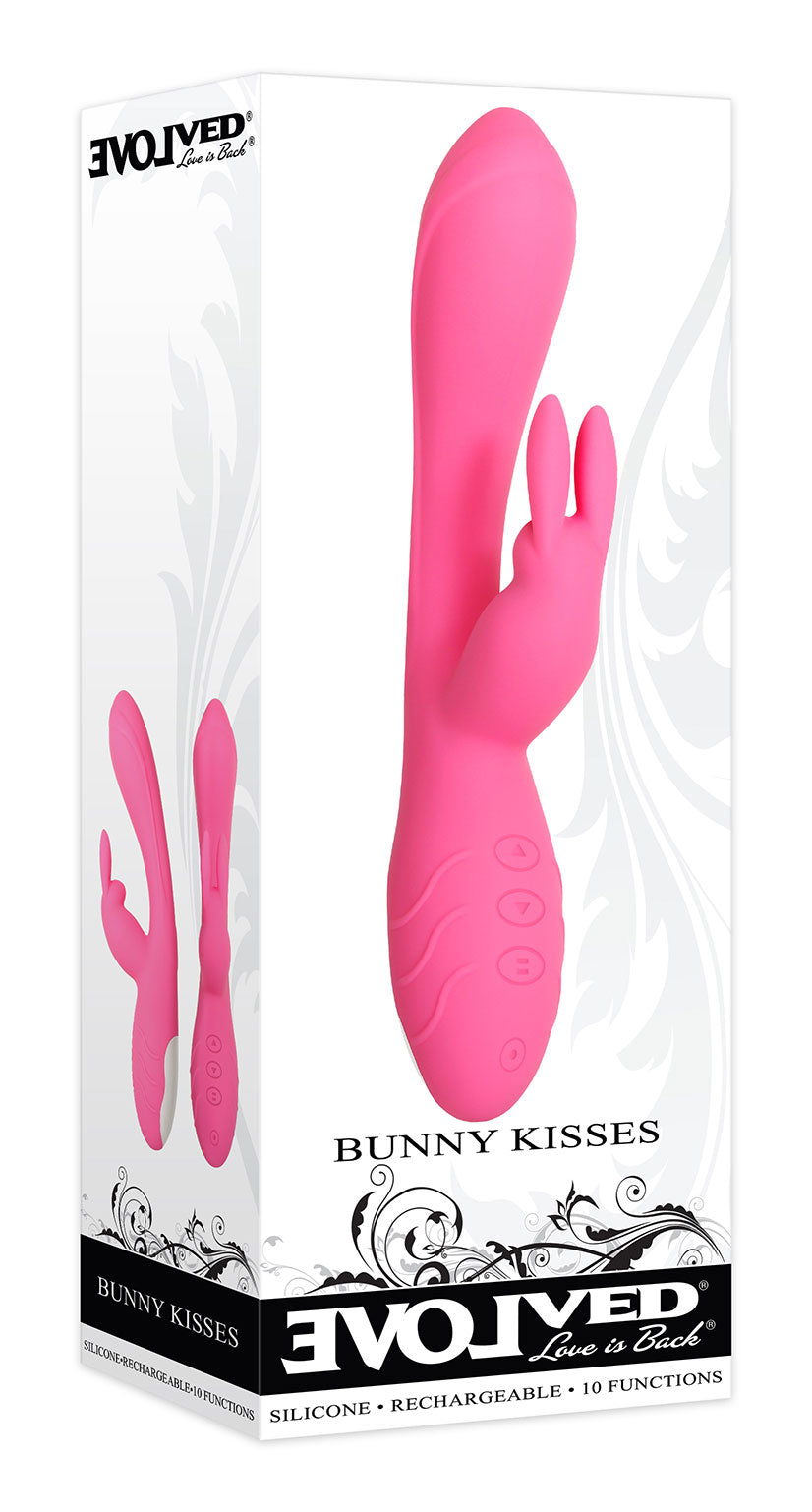 Evolved Bunny Kisses 20 Centimeter Rabbit Vibrator > Vibrators > Ladies > Rabbit - Tophatter Daily Deals