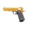 2011 Alloy Series Spring Airsoft Pistol with Vented Slide Gold - TOPHATTER'S ARMORY DEALS Collectible Weapons - Tophatter Daily Deals
