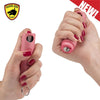 Harm & Hammer Spiked Pepper Spray PINK Glass Breaker Combo Punch - Tophatter's Army Products & Self Defense Collectible Weapons - Tophatter Daily Deals