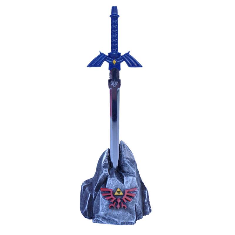 Legend of Zelda Master Sword Letter Opener with Stone Display - Tophatter's Guns'N'Weapons Store - FREE SHIPPING Collectible Weapons - Tophatter Daily Deals