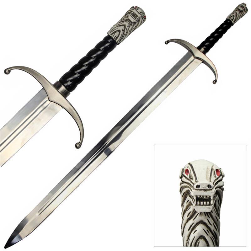 Longclaw Fantasy Sword With Wall Display Plaque - Tophatter's Guns'N'Weapons Store - FREE SHIPPING Collectible Weapons - Tophatter Daily Deals
