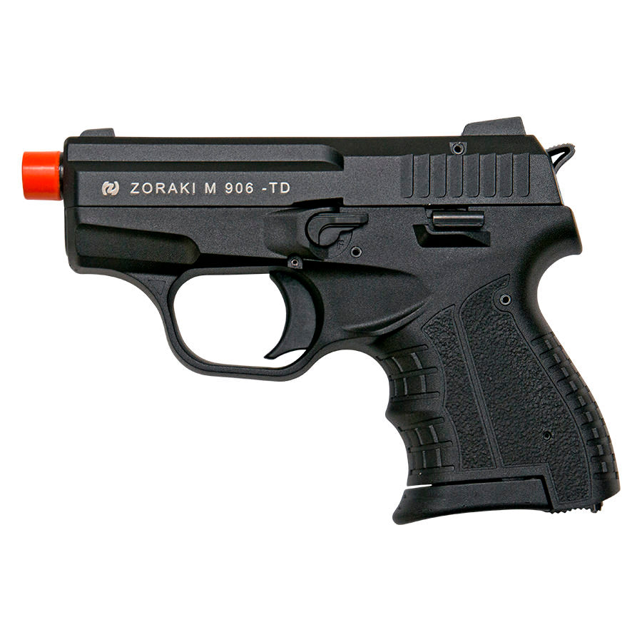 Zoraki M906 Black Finish - 9MM Front Firing Blank Pistol Semi-Auto Gun - Tophatter's Inc. Weapons Store Online Collectible Weapons - Tophatter Daily Deals