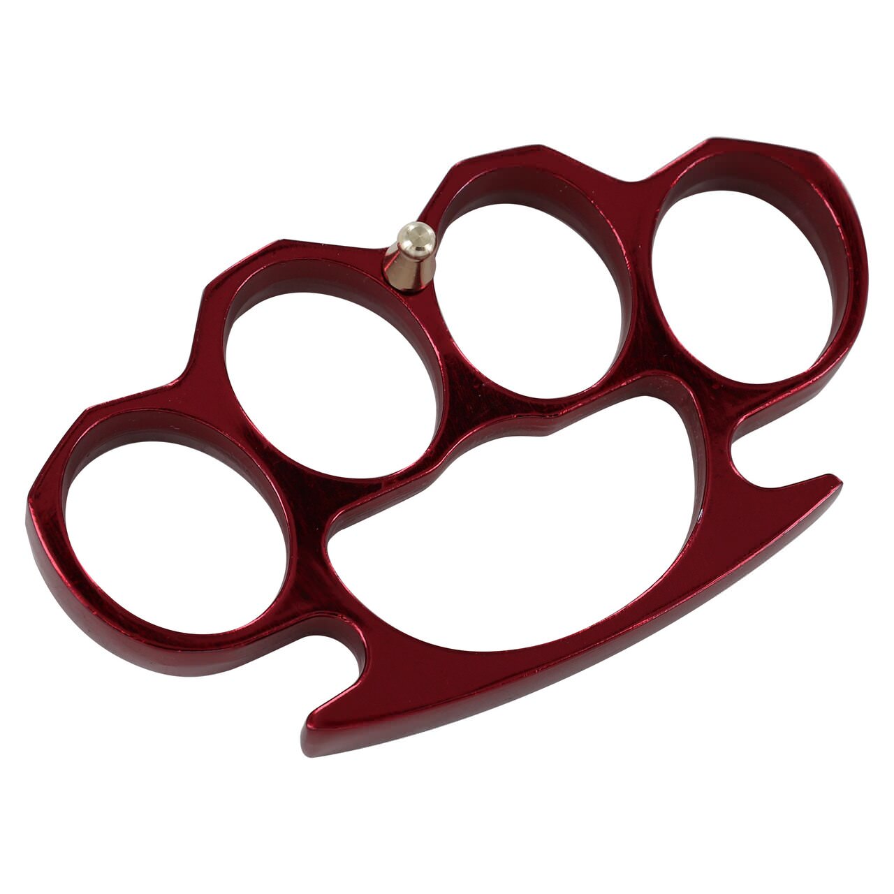 Red Heavy Duty Buckle Knuckles Paperweight Accessory Collectible Weapons - Tophatter Daily Deals