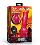 Hell Hound Inflatable Silicone Dildo - Red > Dildos > Fantasy - Tophatter Daily Deals