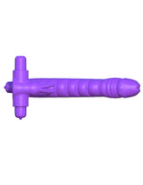 Fantasy Silicone Double Penetrator Rabbit Cockring in Purple > Cock Ring > Single - Tophatter Daily Deals