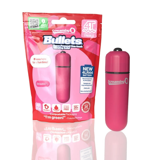 Bullets 4T High Pitch Treble (Strawberry) > Vibrators > Mini Vibrators - Tophatter Daily Deals