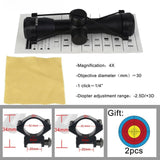 4X30 Tactical Optical Scope 20MM - Tophatter Daily Deals