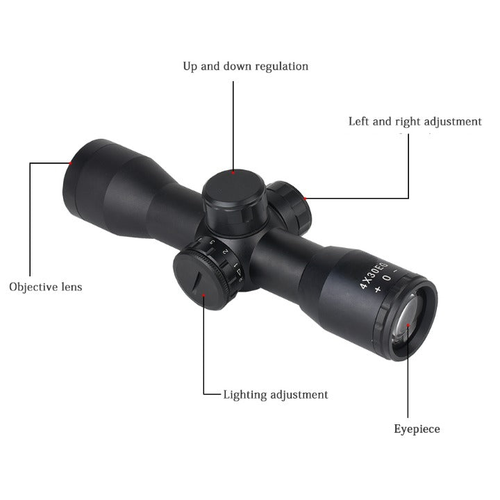 4X30 Tactical Optical Scope - Tophatter Daily Deals