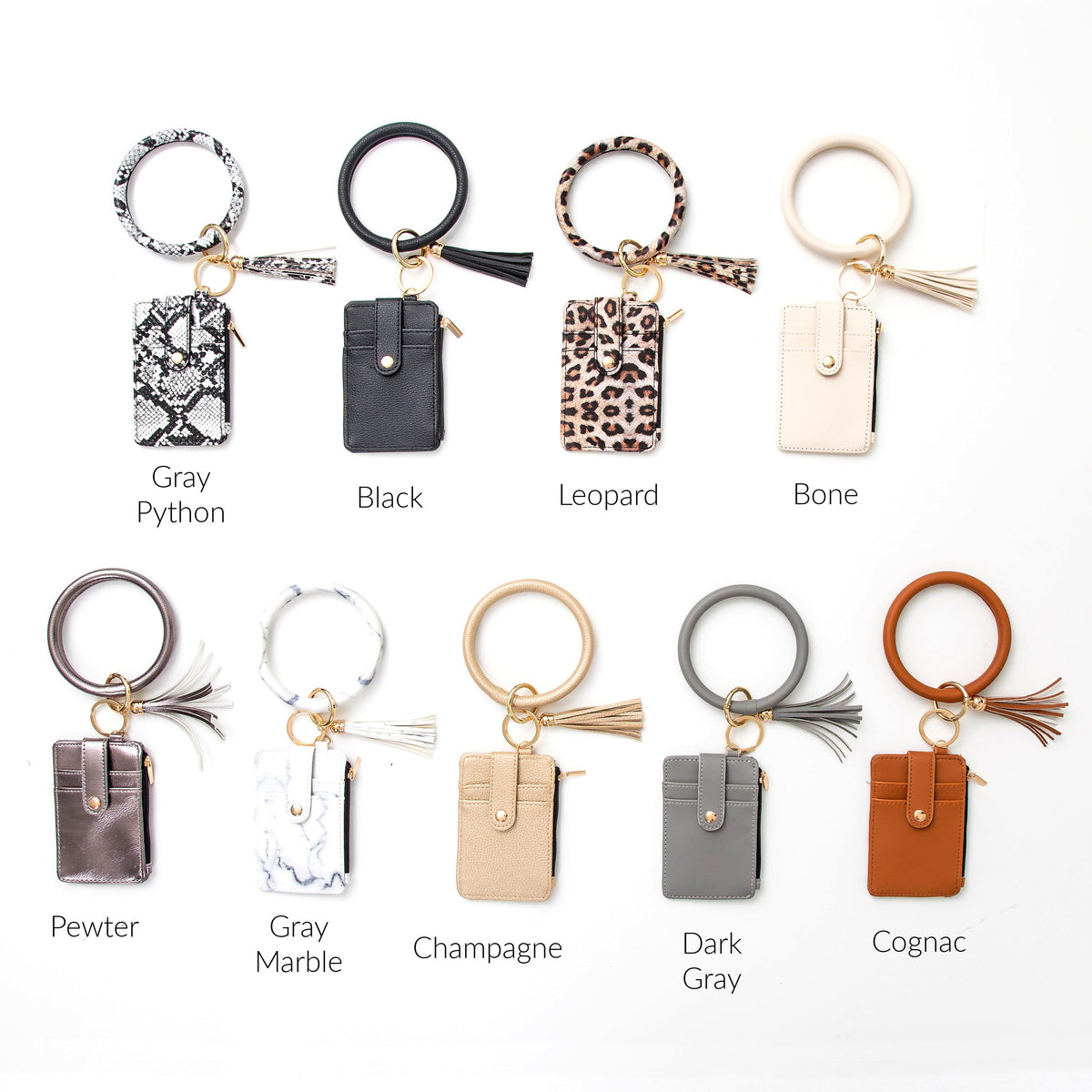 Key Ring ID Wallet Zip Bracelet Handbags & Wallets - Tophatter Daily Deals