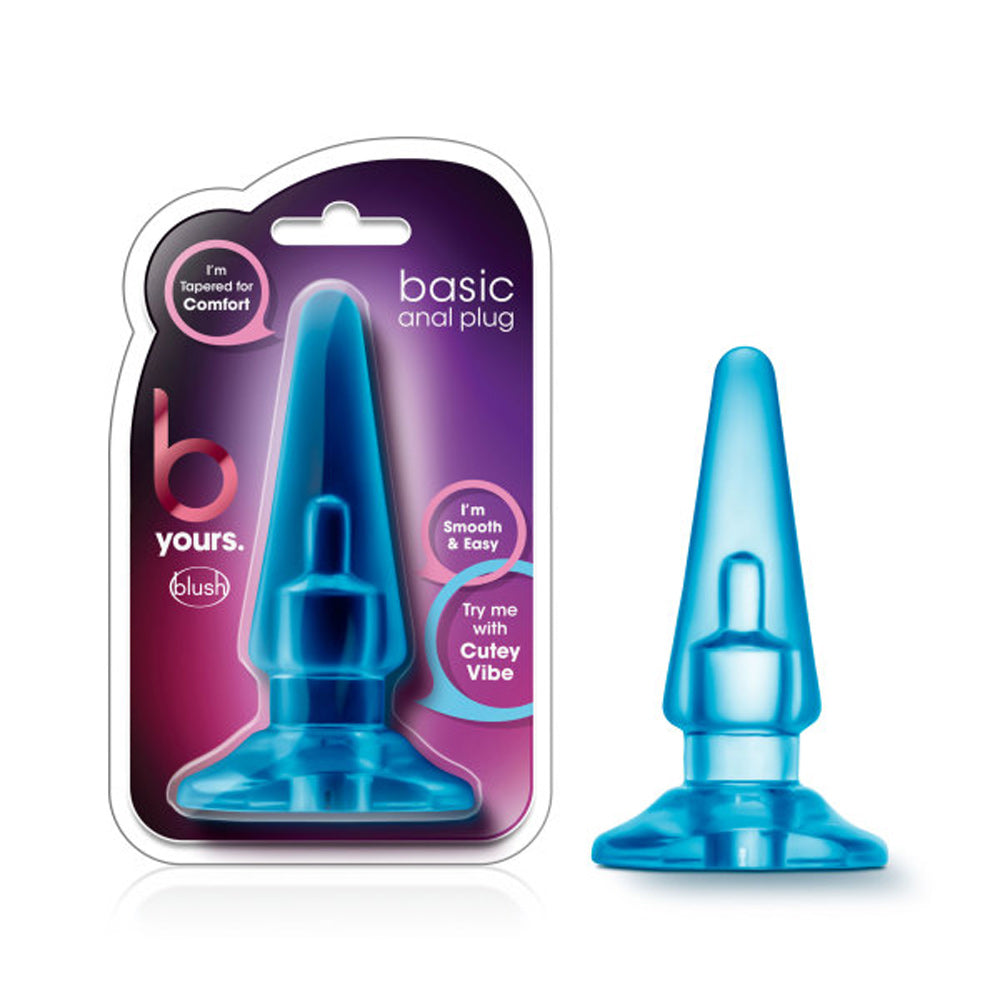 B Yours Basic Blue Anal Plug for Beginners and Kegel Exercise > Anal Range > Butt Plugs - Tophatter Daily Deals