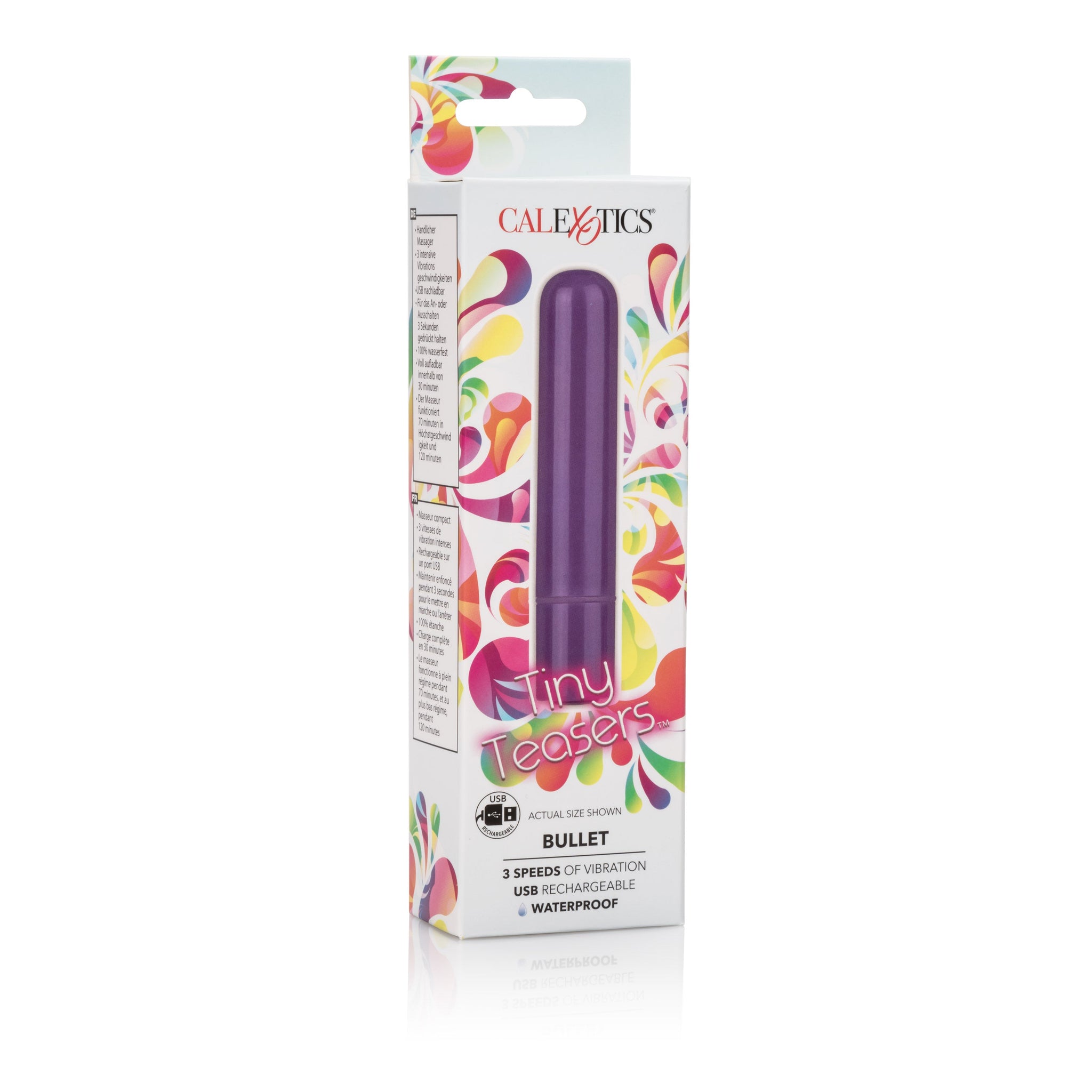 Tiny Teasers Bullet Vibrator Purple Compact Multi-Speed Waterproof > Vibrators > Mini Vibrators - Tophatter Daily Deals