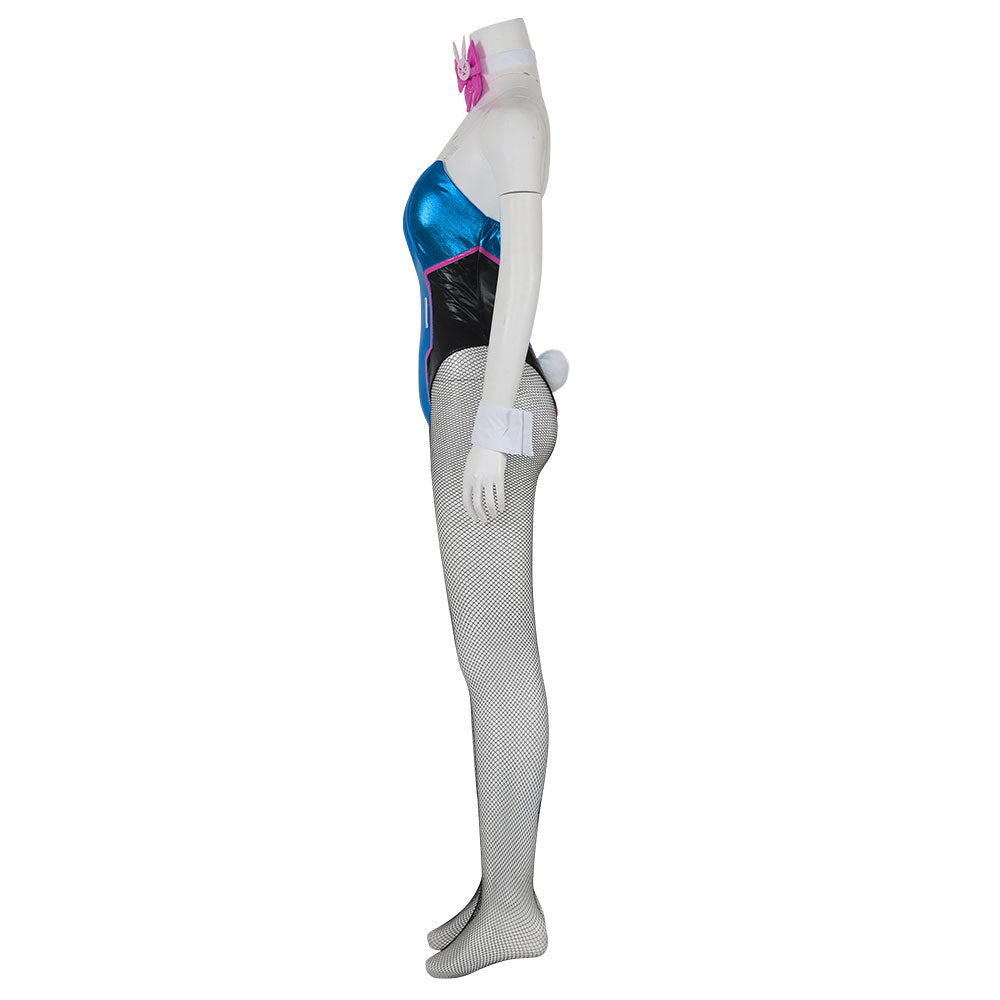 Overwatch OW D.Va DVa Hana Song Playboy Bunny Girl Cosplay Costume Costume - Tophatter Daily Deals