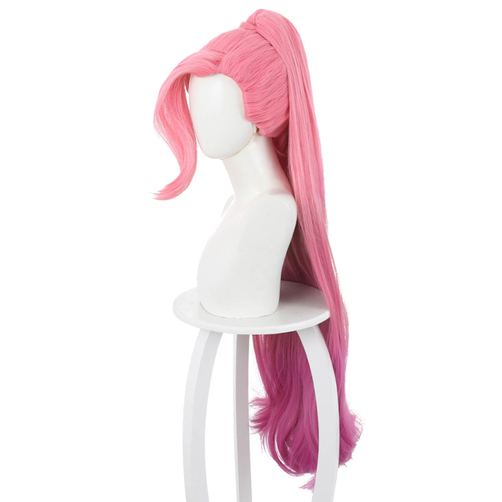 League Of Legends LOL K/DA ALL OUT Seraphine Indie Pink Cosplay Wig Wig - Tophatter Daily Deals