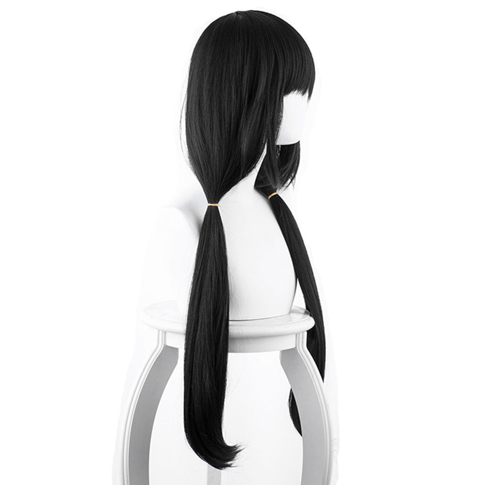 Date A Live Tokisaki Kurumi Nightmare Normal Black Cosplay Wig Wig - Tophatter Daily Deals