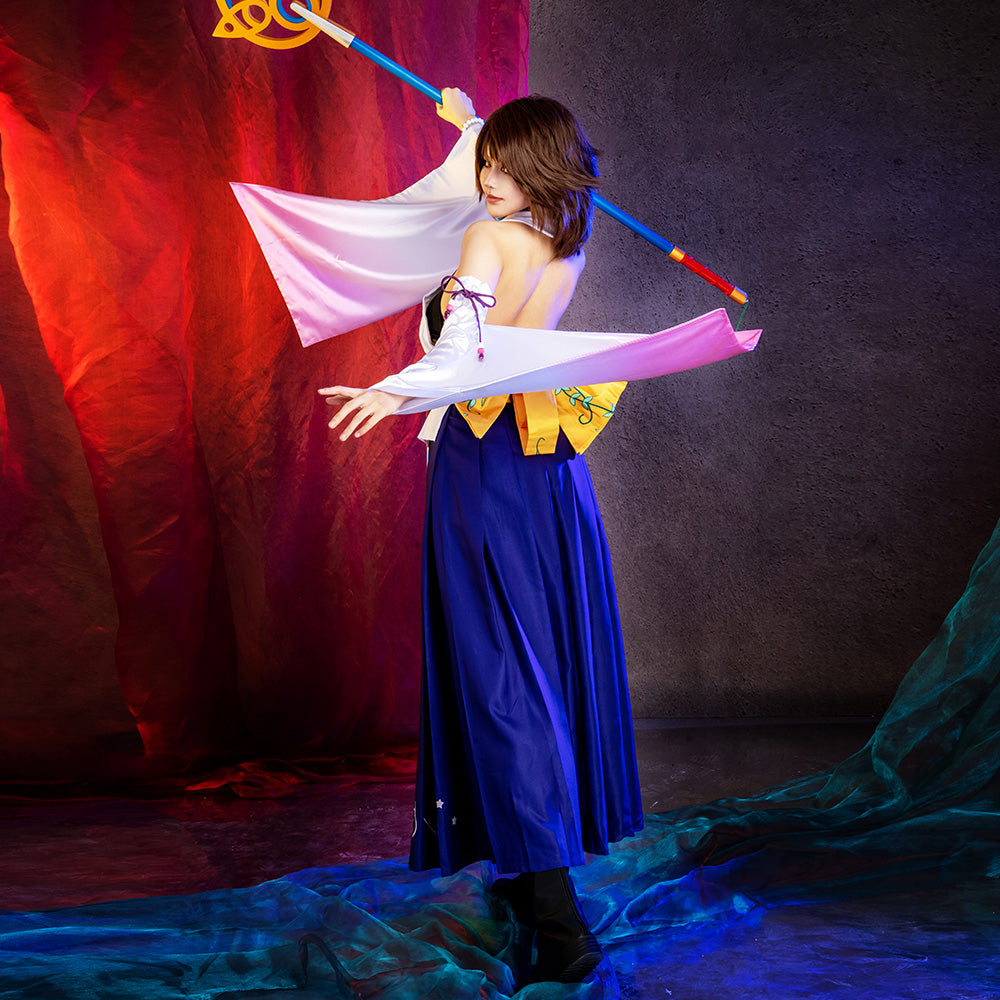 Final Fantasy X FF10 Yuna Cosplay Costume - Deluxe Version Costume - Tophatter Daily Deals