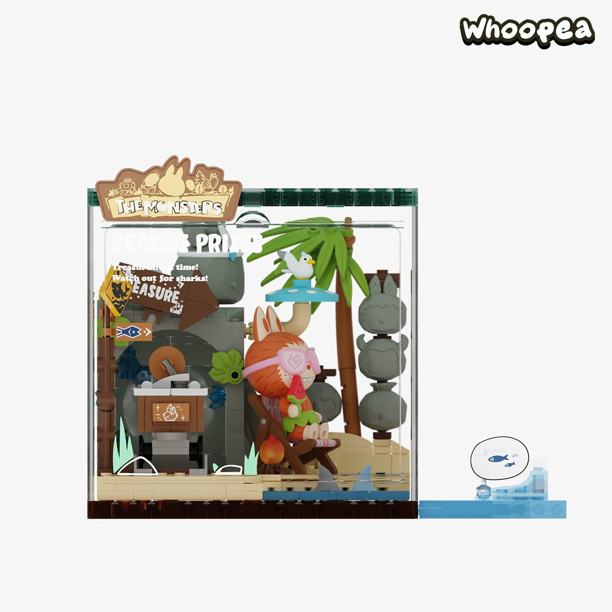 THE MONSTERS Forest Secret Base Series Blocks Part 2 SEASIDE PRIZES - Tophatter Daily Deals