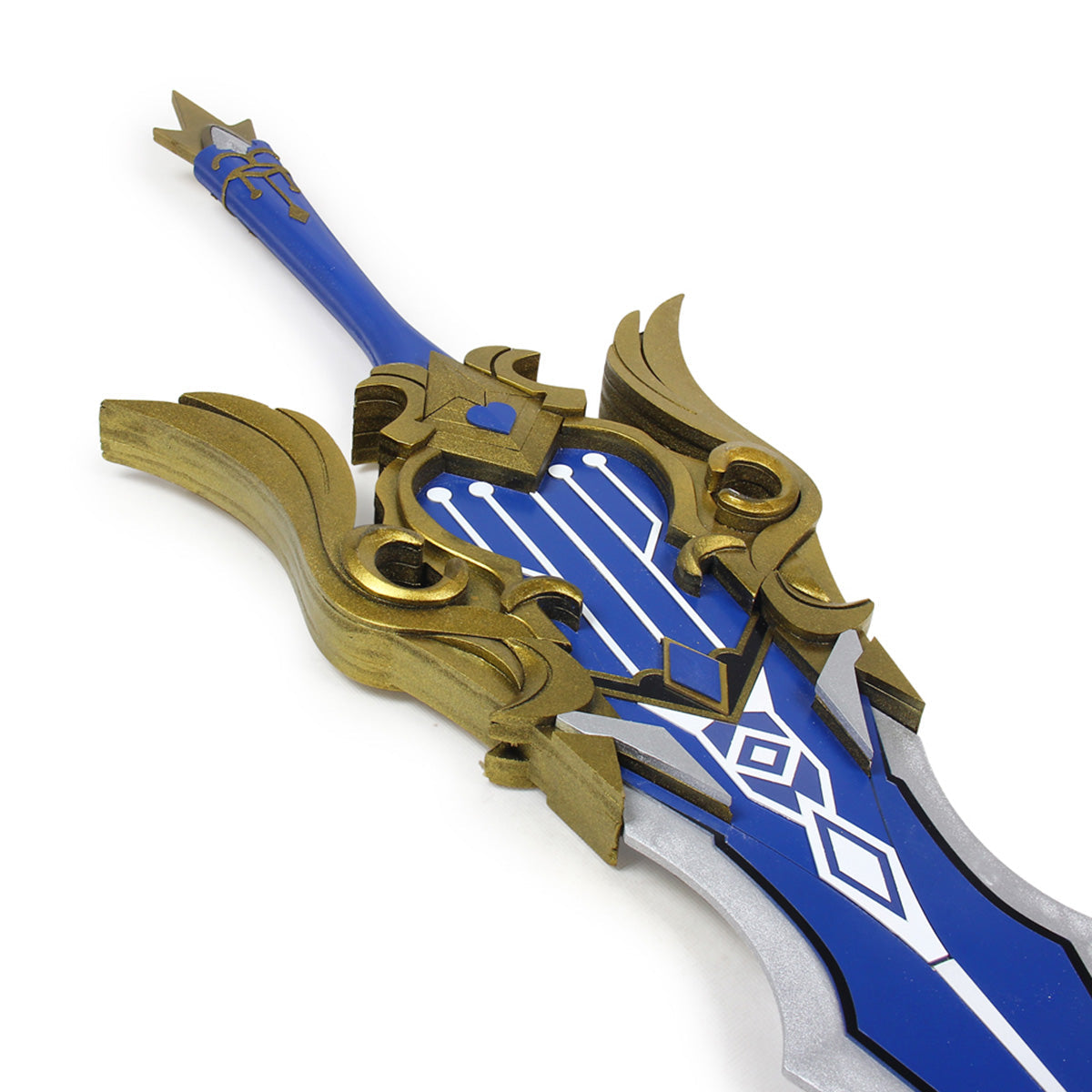 Genshin Impact Eula Song Of Broken Pines Cosplay Weapon Prop Prop - Tophatter Daily Deals