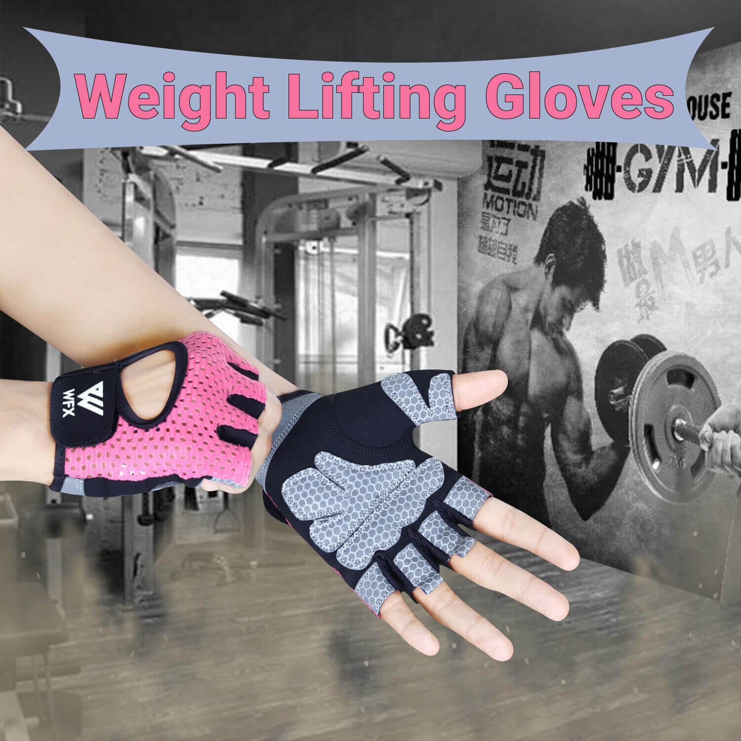 Weight Lifting Gloves for Men and Women - Best Gym Gloves Exercise & Fitness - Tophatter Daily Deals
