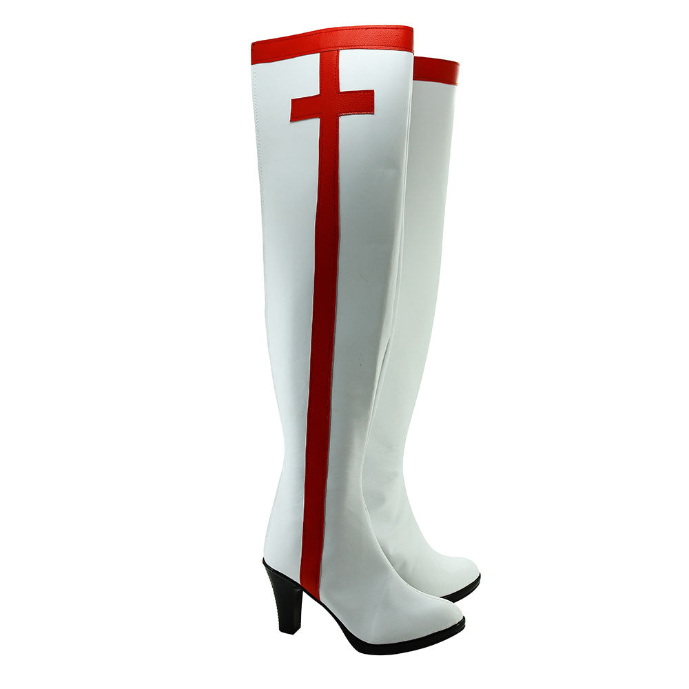 Touhou Project Black Hakurei Reimu White Shoes Cosplay Boots Shoes/Boots - Tophatter Daily Deals